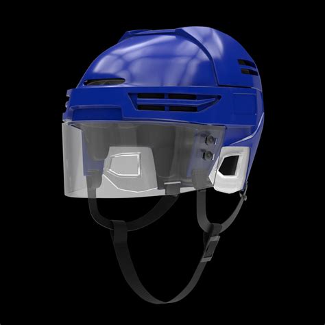 3D model Ice Helmet with Glass Visor VR / AR / low-poly | CGTrader