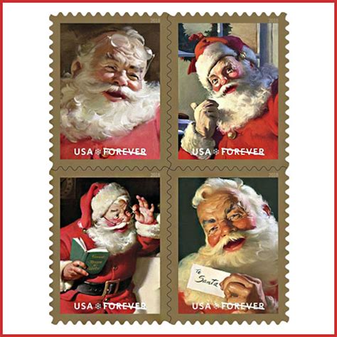 Classic Santa Stamps by USPS | Mintage World