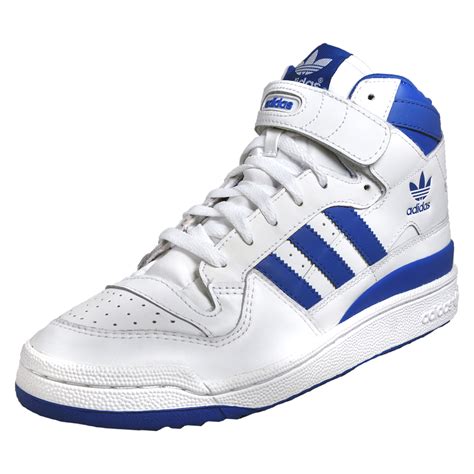 Adidas Originals Forum Mid Mens Basketball Shoes Casual Court Trainers ...