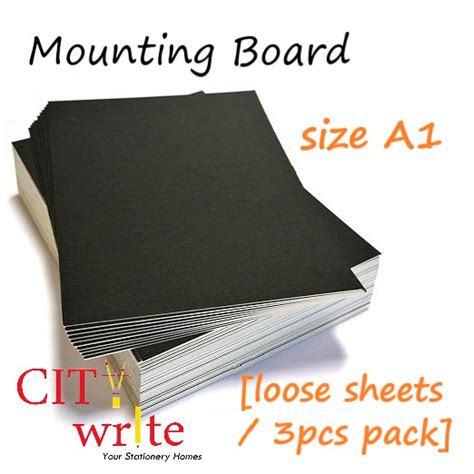 size A1 Board [1pc / 3pcs pack] Black/White DIY art craft architectural modelling material ...