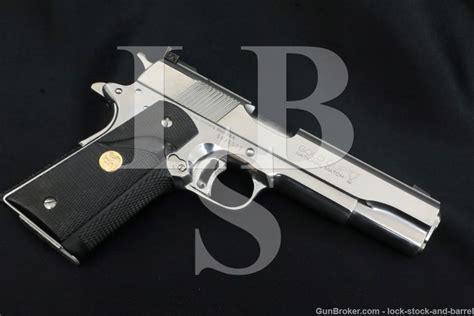 Colt Gold Cup National Match Ultimate Bright Stainless 1911, 1989 ATF C ...