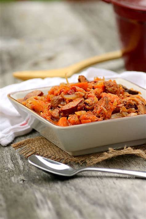 Polish Hunter's Stew (Bigos) Gluten Free - Domestic Dreamboat