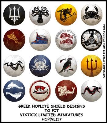 Greek Hoplite shield designs 17 - Victrix Limited