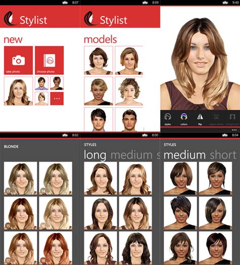 Hair Style App : Try Haircuts On Your Face App. Best Hairstyle Apps for ...