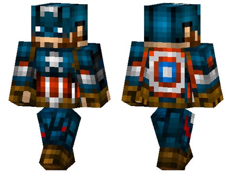 Captain America | Minecraft PE Skins