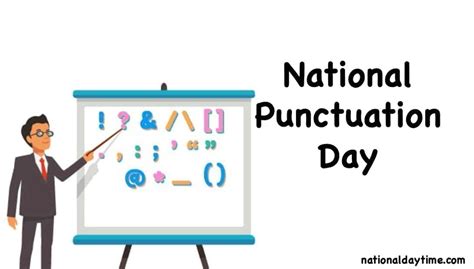 National Punctuation Day 2023 - Sunday, September 24 - Nationaldaytime.com