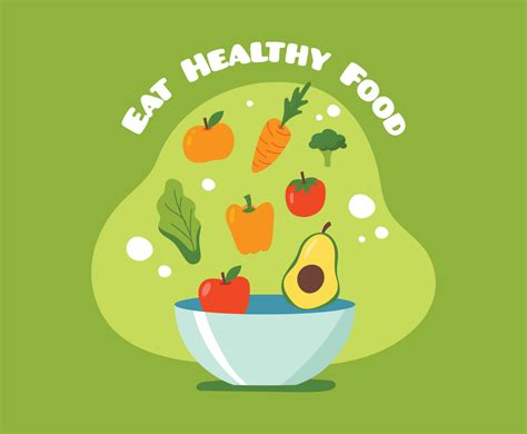 Healthy Food Poster – Ilustrasi