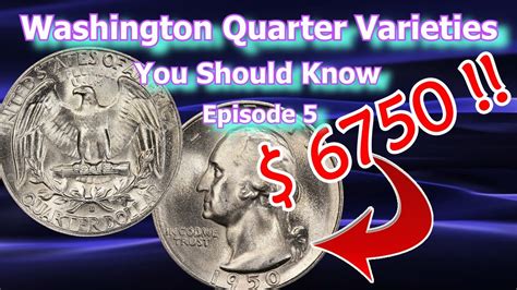 Washington Quarter Varieties You Should Know Ep.5 - 1932, 1950, 1971 - YouTube