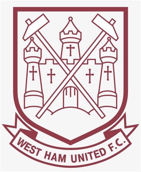 West Ham Old Logo - West Ham United Line Logo Transparent PNG ...