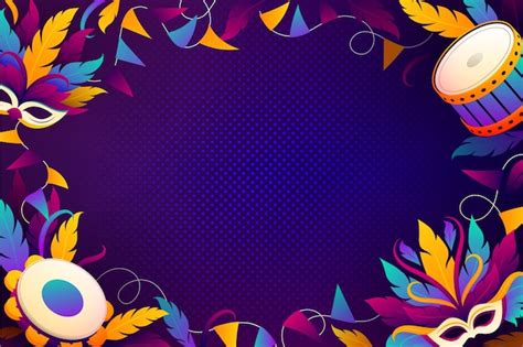 Free Vector | Gradient background for carnival party