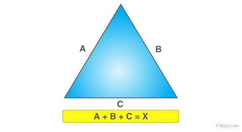Perimeter of a Triangle- Definition, Formula and Examples