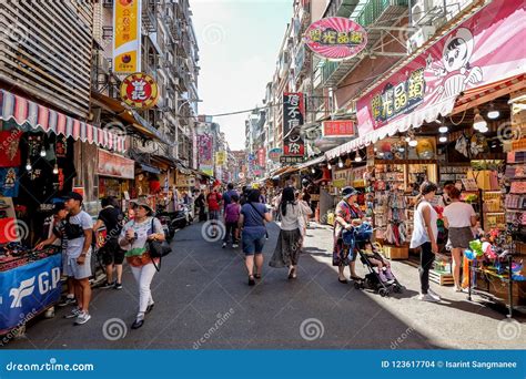 Tamsui old street editorial stock image. Image of area - 123617704