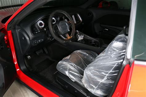 Dodge Demon With Delivery Mileage Still Has The Plastic Protectors On Its Seats | Carscoops