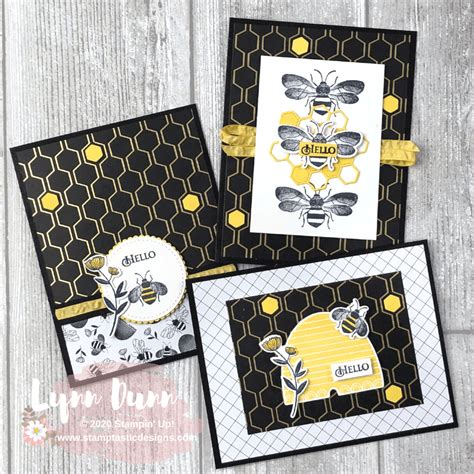 2 Card Designing Tips - Stampin Up Honey Bee | Bee cards, Honey bee ...