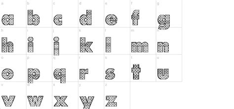 Bricks Font | UrbanFonts.com