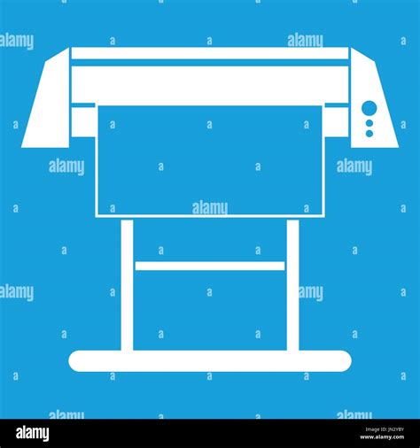 Large format inkjet printer icon white Stock Vector Image & Art - Alamy