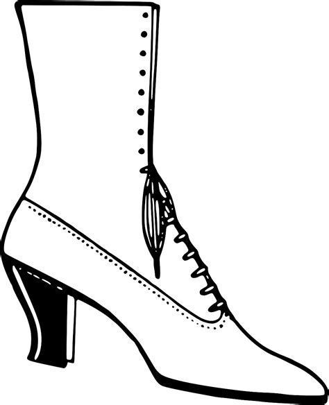 SVG > victorian shoe fashion heels - Free SVG Image & Icon. | SVG Silh