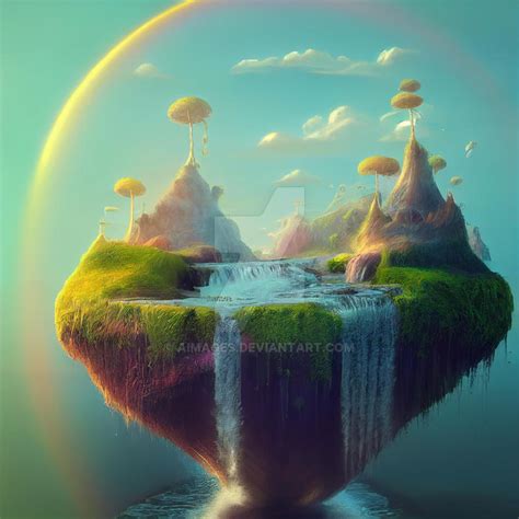 Fantasy Floating Island by AImages on DeviantArt