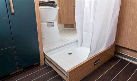 49 Kinds of RV Toilets You Need to Consider | Camper van shower, Shower ...