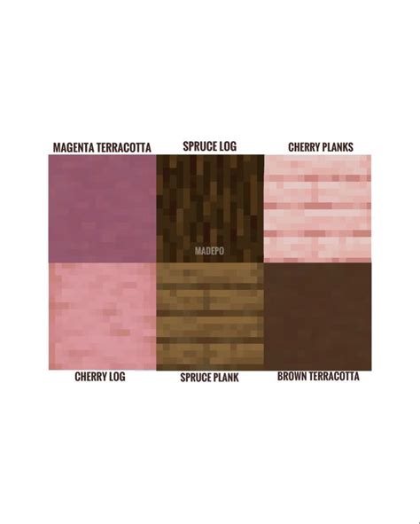 different shades of pink, brown, and purple are shown in this graphic design scheme