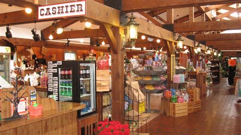 the inside of a grocery store filled with lots of items