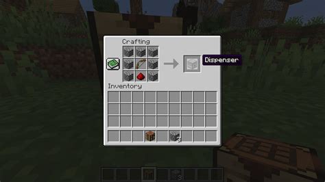 How to make and use a dispenser in Minecraft 1.19 update