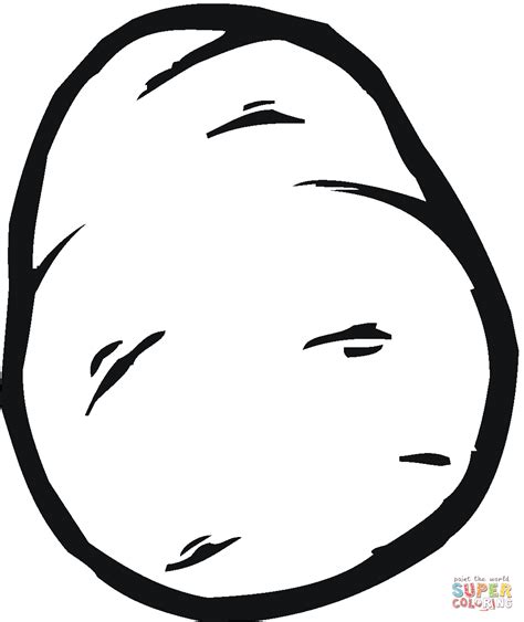 Potato Clipart Black And White | Free download on ClipArtMag