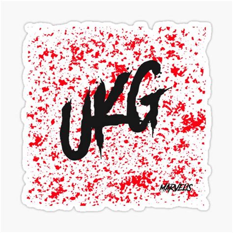 " UKG - Music" Sticker by Marvelpic | Redbubble