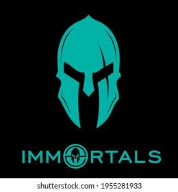 Spartan Helmet Immortal Logo Design Stock Vector (Royalty Free) 1955281933 | Shutterstock