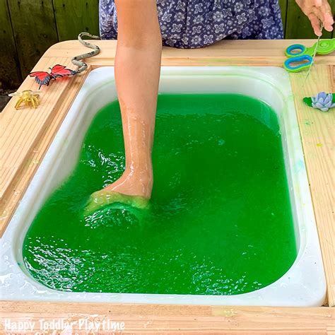 One-Step Slime Sensory Bin - Happy Toddler Playtime