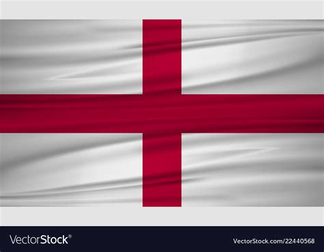 England flag flag england blowig in wind Vector Image