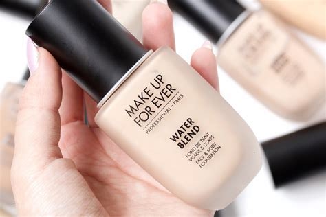 Make Up For Ever Water Blend Foundation Swatches