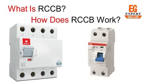 What is RCCB ( Residual Current Circuit Breaker ) and types Of RCCB In Hindi - YouTube