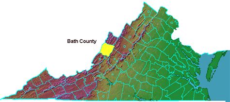 Bath County - Geography of Virginia