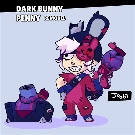 Every Penny skin remodel! : r/Brawlstars