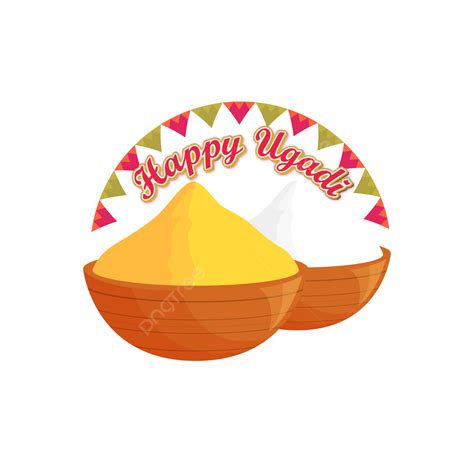 Happy Ugadi Vector PNG Images, Happy Ugadi Creative Design, Modern ...