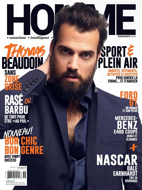 Thomas Beaudoin se corona como una estrella en ascenso para HOMME Magazine