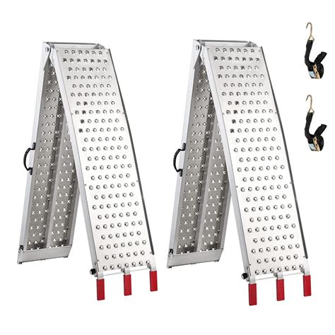 Buy Folding Loading Ramps 2PC with Handle, gardhom 7.5' Aluminum Pickup ...