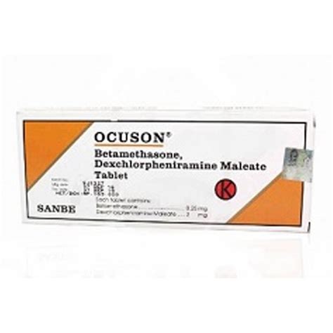 Jual OCUSON 1 STRIP ISI 10 TABLET/ANTIHISTAMIN/OBAT ALERGI | Shopee ...