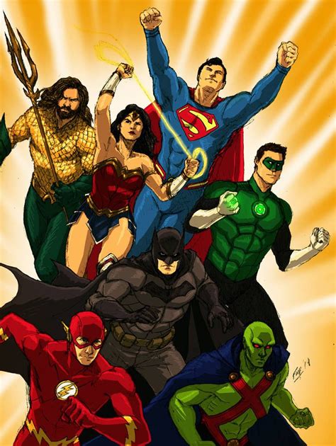 DCEU: Original Seven Justice League by https://www.deviantart.com/kyomusha on @DeviantArt ...