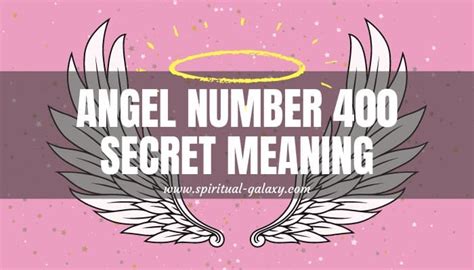 Angel Number 400 Secret Meaning: Give And Receive - Spiritual-Galaxy.com