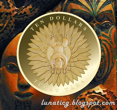 2014 Māori Art-Papatūānuku and Ranginui Gold Proof Coin | Lunaticg Coin