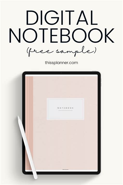 free digital notebook sample for goodnotes | digital planning freebie | student notebook Join ...