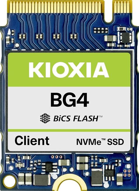 Kioxia SSD 256GB M.2 2230 1.181 in NVMe PCIe Gen3 x4 KBG40ZNS256G BG4 Unidad de estado sólido ...