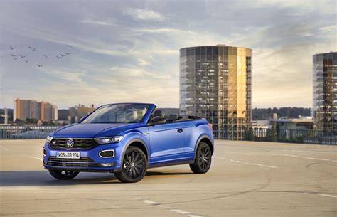 2021 VW T-Roc Cabriolet R-Line Edition Blue Is One Costly Open-Top Crossover - autoevolution