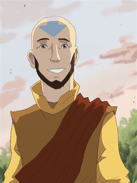 Older Aang :') by TreesONature777 on DeviantArt