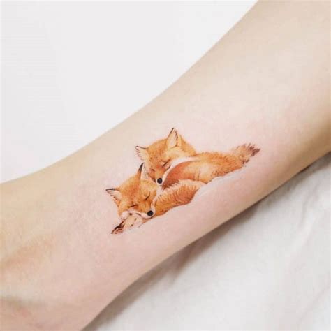 Beautiful Fox Tattoos