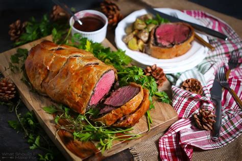 Beef Wellington with Red Wine Sauce - What Should I Make For...