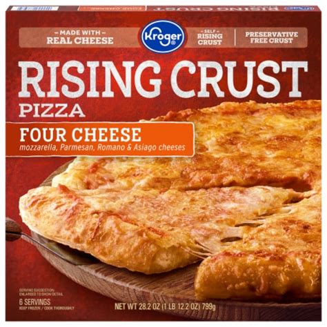 Kroger® Four Cheese Rising Crust Frozen Pizza, 28.2 oz - Kroger