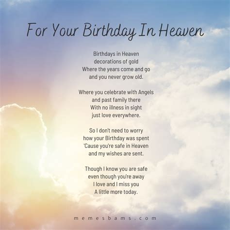 Happy Birthday Quotes and Images to Someone in Heaven